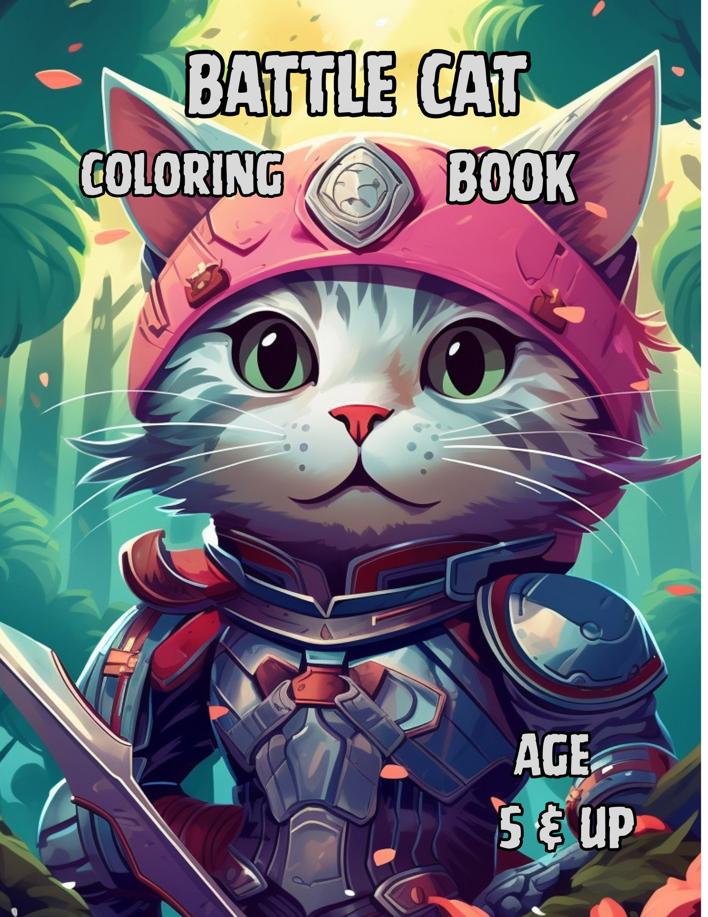Battle Cat Coloring Book