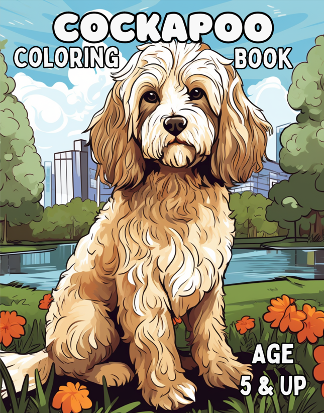 Cockapoo Coloring Book