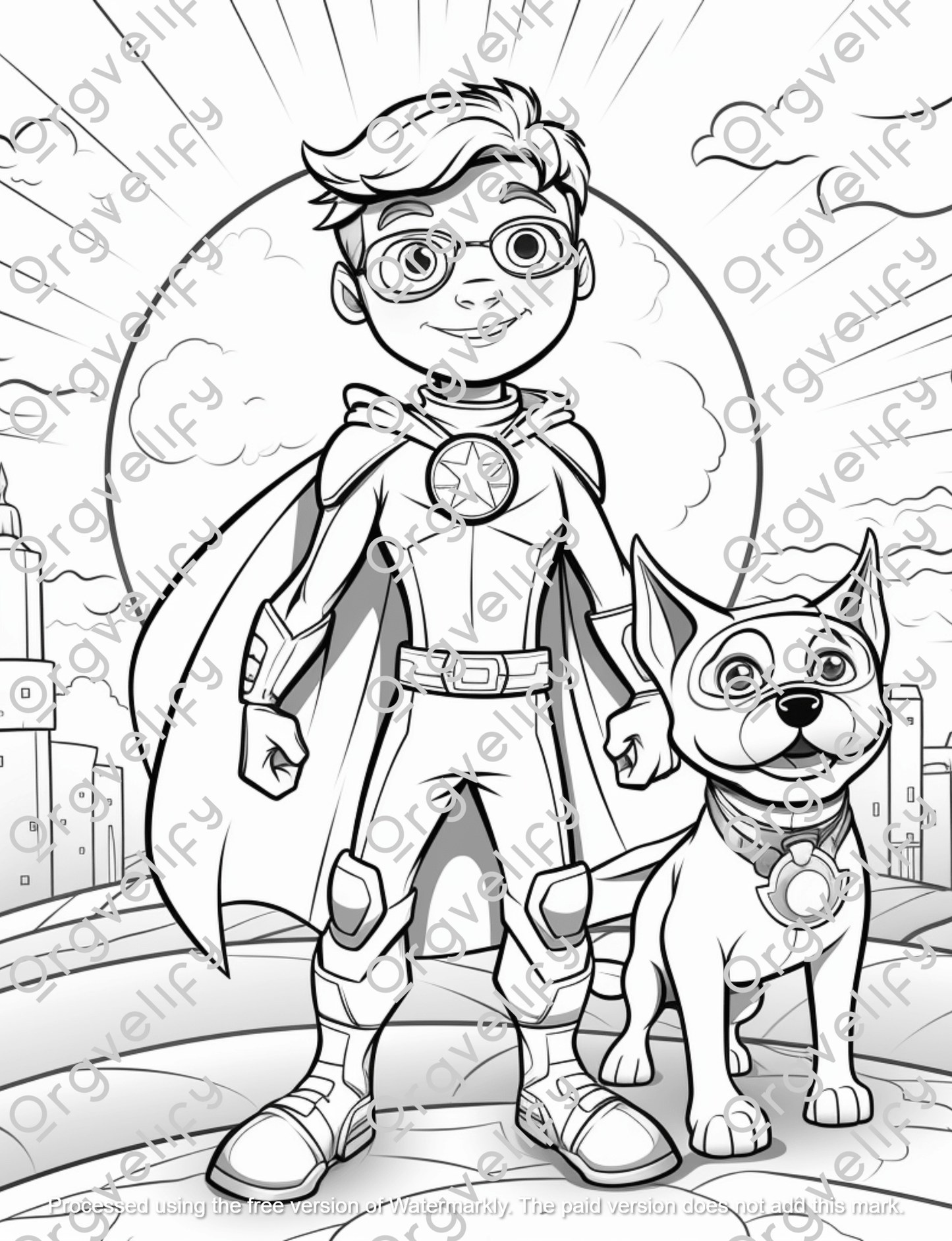Cosmic Rangers Coloring Book - Orgvelify