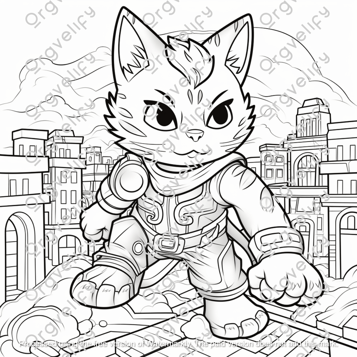 Battle Cat Coloring Book - Orgvelify