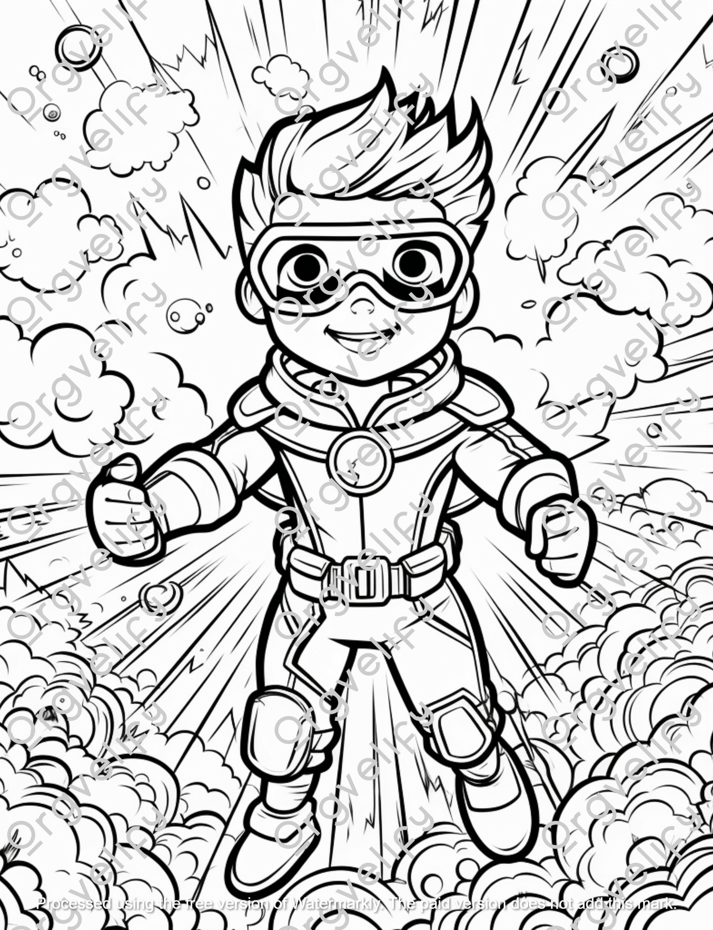 Cosmic Rangers Coloring Book - Orgvelify