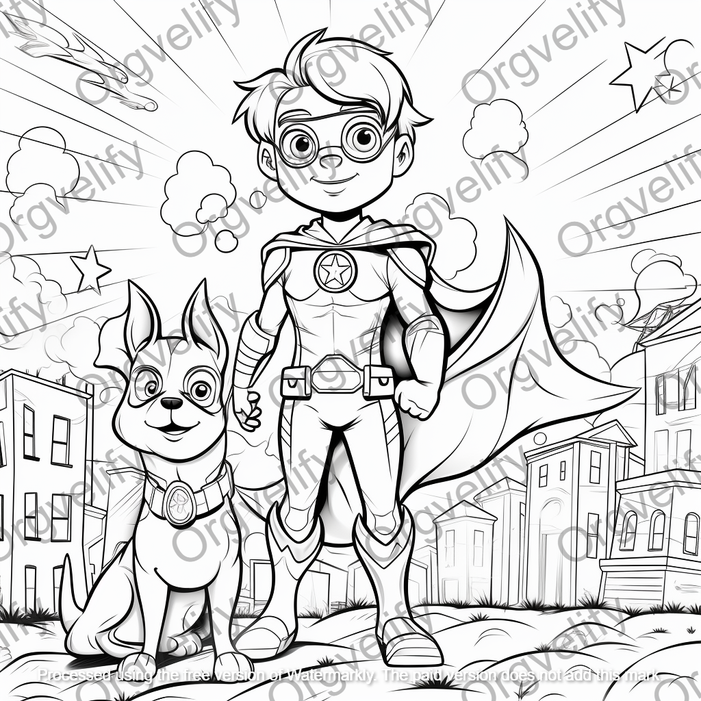 Cosmic Rangers Coloring Book