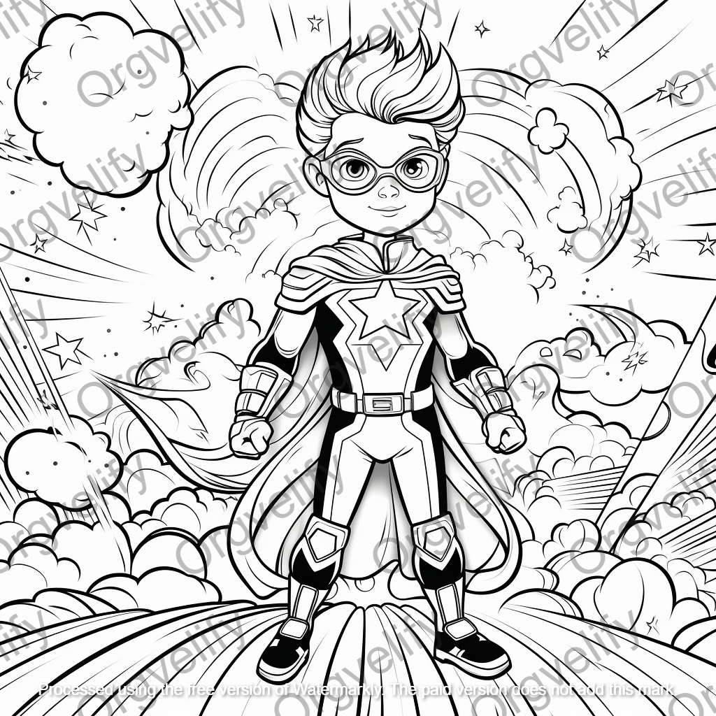 Cosmic Rangers Coloring Book