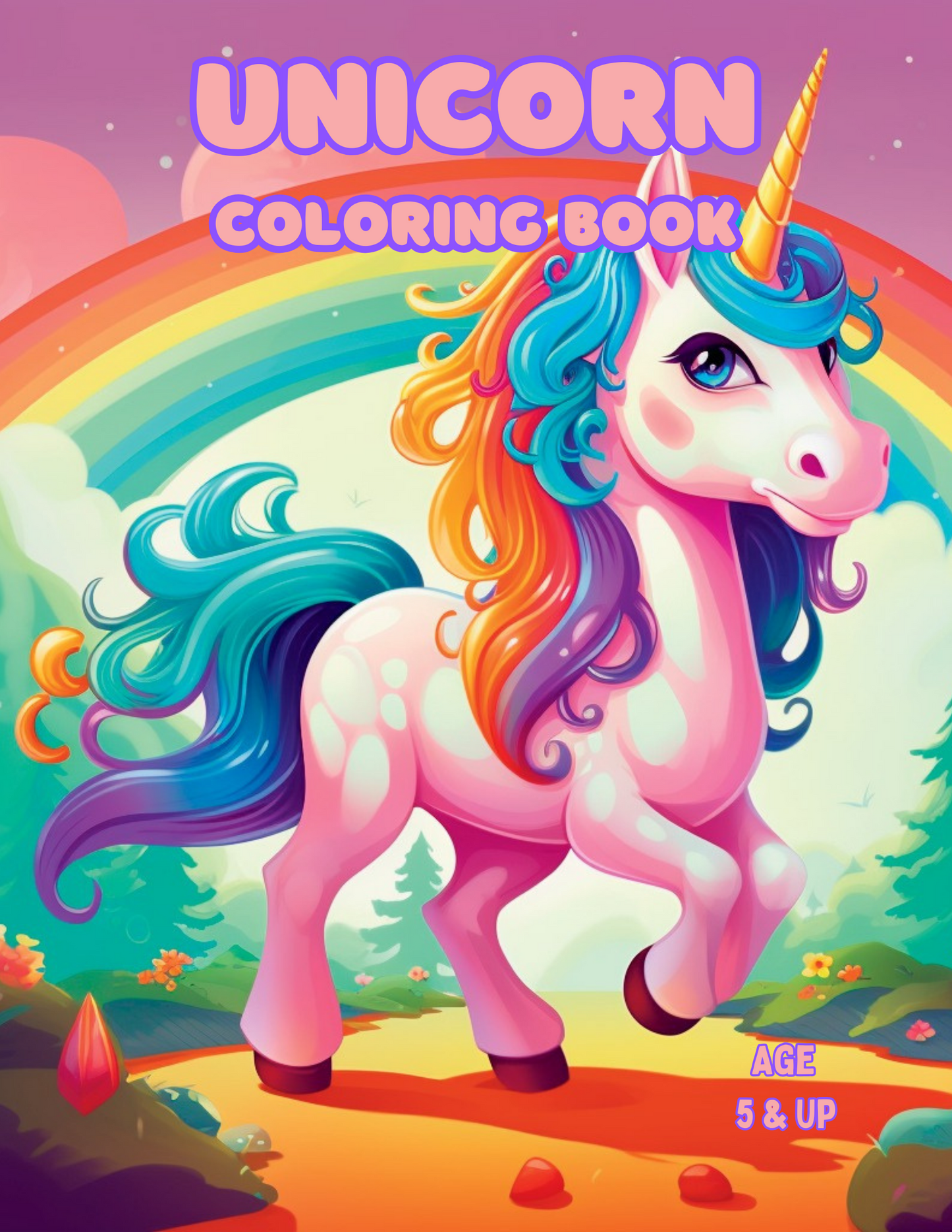 Unicorn Coloring Book