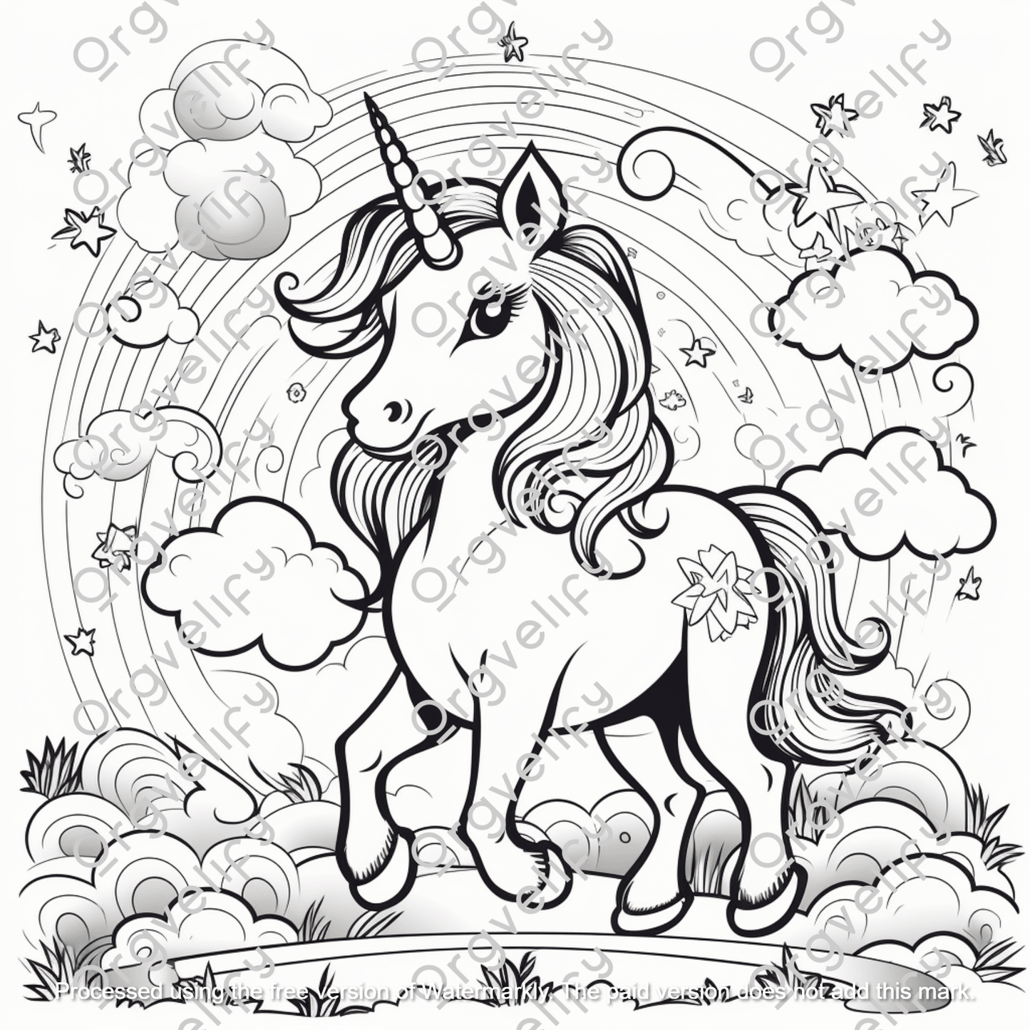 Unicorn Coloring Book - Orgvelify